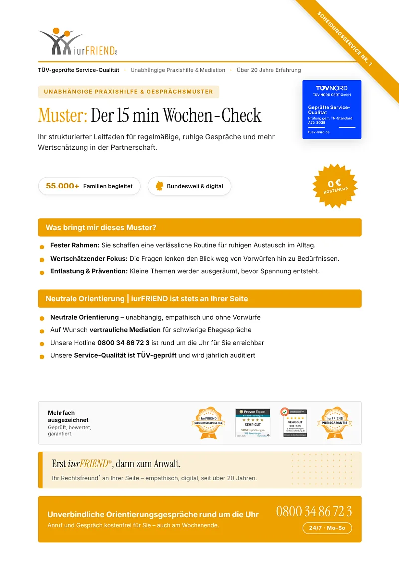 Vorschau auf Ihren Wochen-Plan
