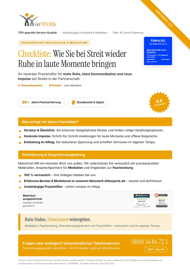 Vorschau auf Ihre Checkliste